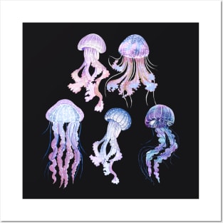 Translucent Jellyfishes Posters and Art